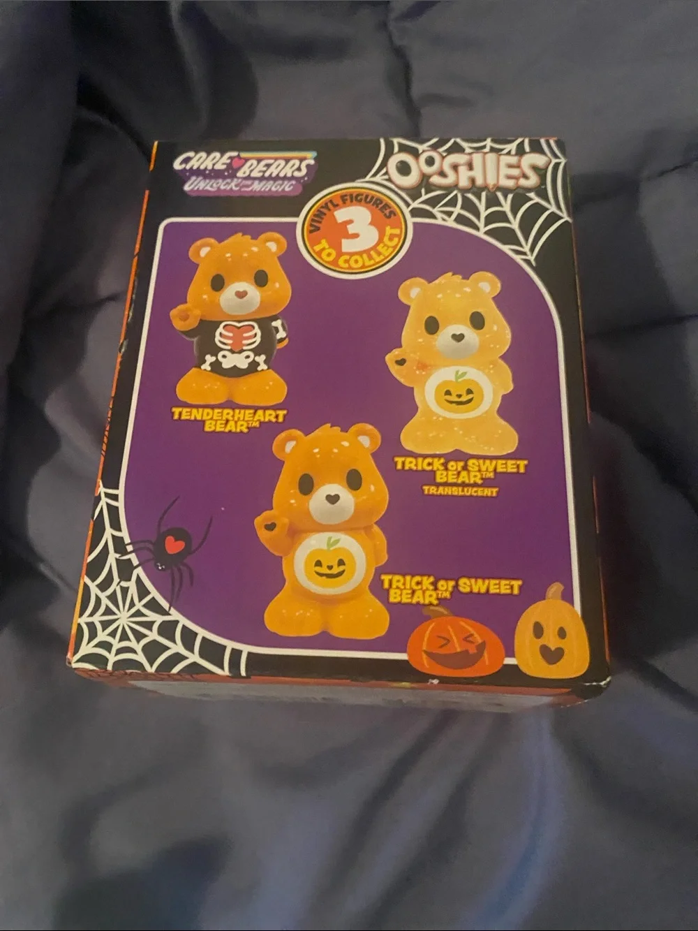 Care Bears Ooshies Translucent Orange Trick or Sweet Bear